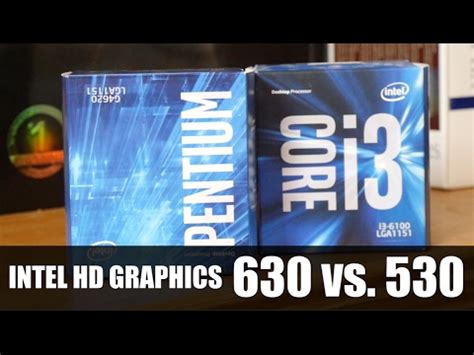 Episode 57 - Intel HD Graphics 630 vs. 530 Gaming Performance - YouTube