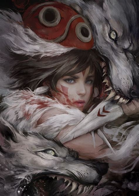 ArtStation - Princess Mononoke