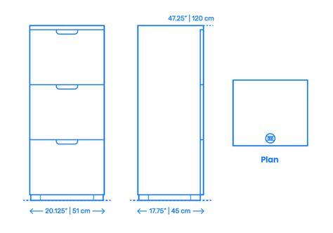 IKEA Alex Drawer Unit - Wide Dimensions & Drawings | Dimensions.Guide