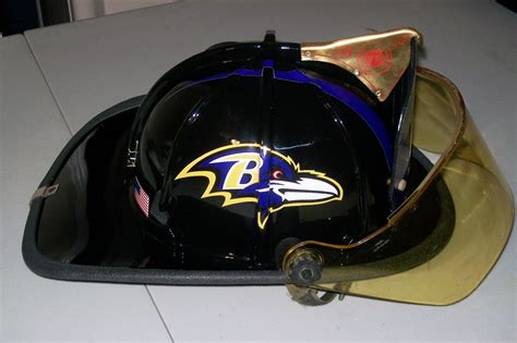 Baltimore Ravens Helmet | Helmet, Football helmets, Fire service