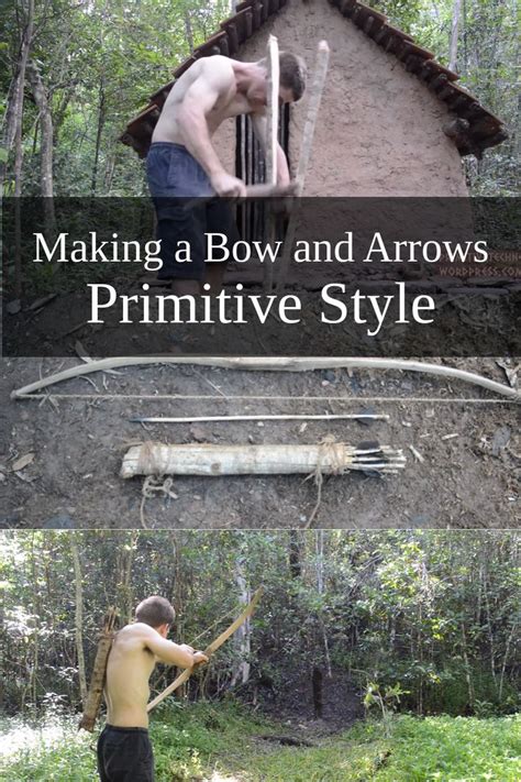 Bow and Arrow – Primitive Style | Survival skills, How to make bows ...