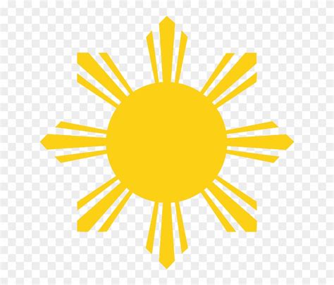 Sun Philippine Flag Vector, HD Png Download - 640x638(#6070453) - PngFind