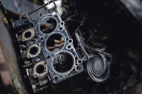 Premium Photo | Cylinder head gasket replacement car engine repair