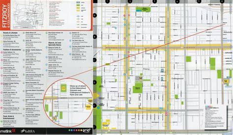 Fitzroy gardens map - Map of Fitzroy Melbourne (Australia)