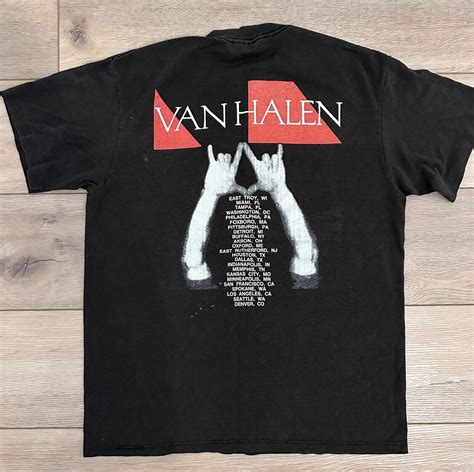 Van Halen OU812 Original Vintage 1988 Tour T-Shirt L… - Gem