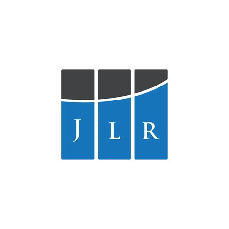 JLR letter logo design on WHITE background. JLR creative initials letter logo concept. JLR ...