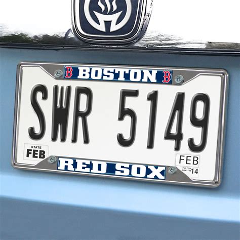 Boston Red Sox License Plate Frame | Fanhood Gear