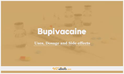 Bupivacaine Dose For Dogs & Cats | Vet Drugs List