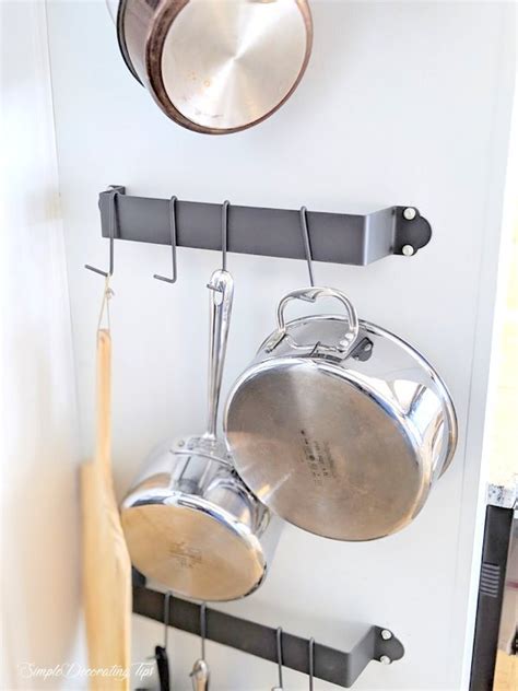 How to Make a Wall Mounted Pot Rack DIY | Hometalk