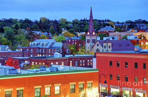 Burlington Vermont Skyline Photograph by Denis Tangney Jr - Fine Art America