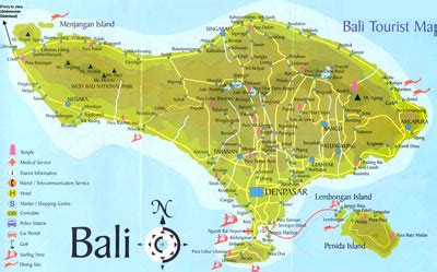 Bali Map - Bali Travel Map - Map of Bali Indonesia - Bali City Maps