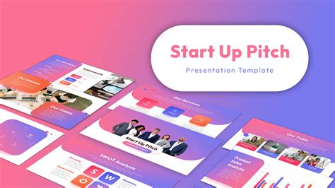 StartUp Pitch PowerPoint Template | Pitch Deck PPT Slides