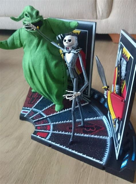 Oogie Boogie vs Jack Skellington figure set nightmare before Christmas ...