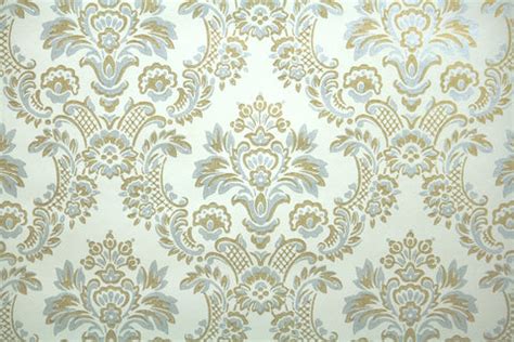 1960s Damask Vintage Wallpaper – Hannah's Treasures Vintage Wallpaper