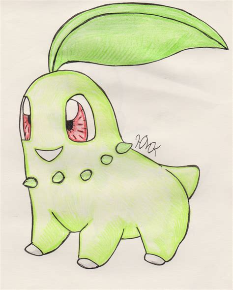 Chikorita by Shabou on DeviantArt