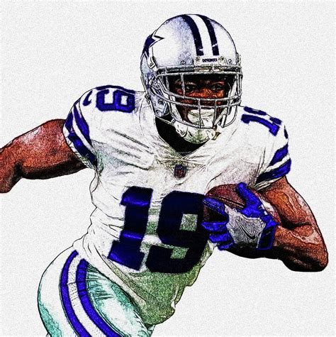 Amari Cooper Cowboys WR.. Digital Art by Bob Smerecki - Pixels