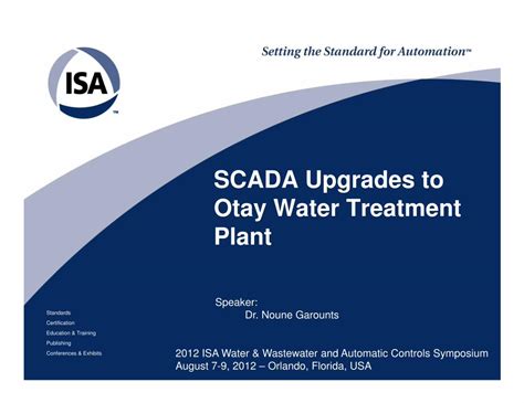 (PDF) SCADA Upgrades to Otay Water Treatment Plantisawwsymposium.com/wp ...