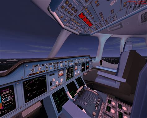 Cool Jet Airlines: Airbus A380 Cockpit