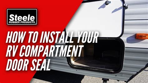 How To Install the Seal on Your RV Compartment Door - YouTube