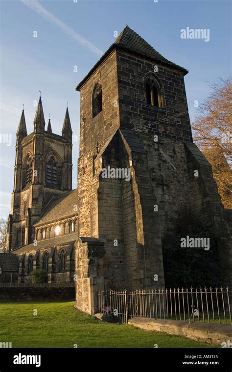 st marys church mirfield west yorkshire Stock Photo - Alamy