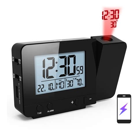 Alarm Clock Projection Ceiling Temperature | Shelly Lighting