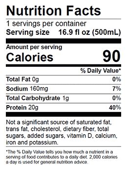 prime hydration drink nutrition facts