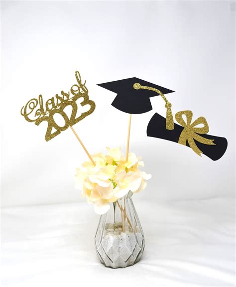 2023 Graduation decorations, Graduation Centerpiece Sticks, class of ...