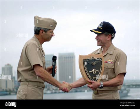 US Navy Commander, Naval Air Forces Pacific, Vice Adm. James Zortman ...