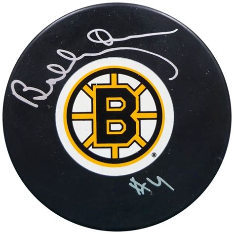 Bobby Orr Autograph Puck Bruins B - New England Picture