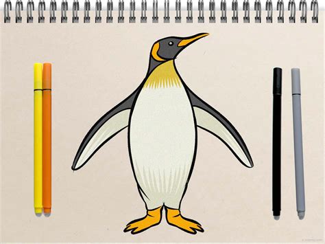 Penguin Drawing How to draw a Penguin