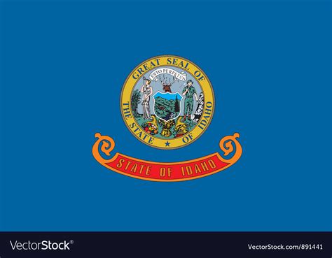 Idaho flag Royalty Free Vector Image - VectorStock