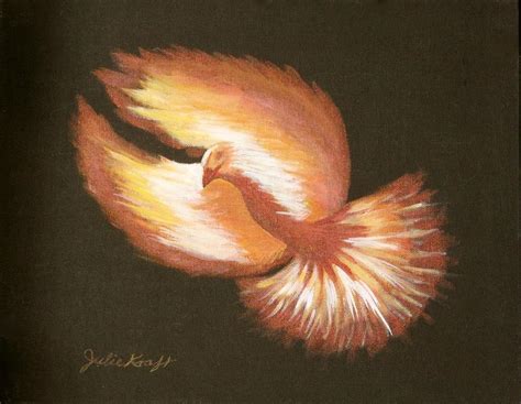 Holy Spirit Fire Painting by Julie Kraft | Fine Art America