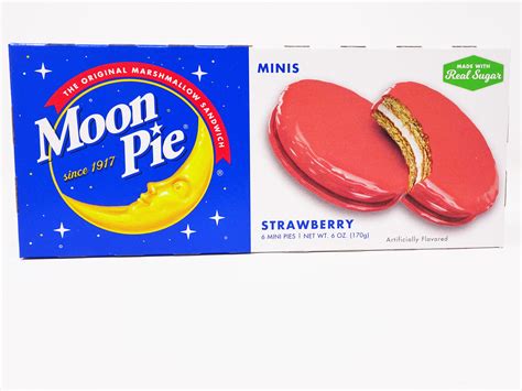 8.75" Moon Pie Mini Strawberry Marshmallow Sandwich - Walmart.com ...