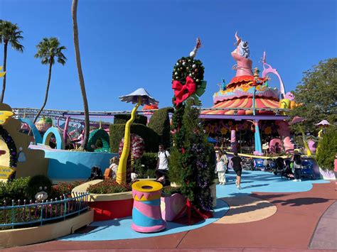 Holiday Decor Arrives at Universal's Islands of Adventure Seuss Landing - WDW News Today