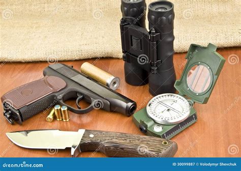 Hunting Tools Royalty Free Stock Photography - Image: 30099887