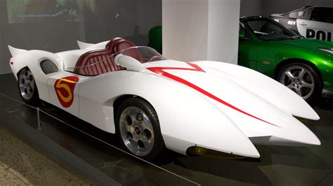 The Mach 5! in Petersen Automotive Museum, Los Angeles, CA (Go speed racer) : r/WeirdWheels