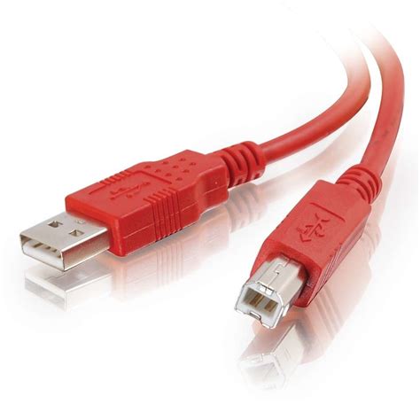 DISCONTINUED: 6.6ft (2m) USB 2.0 A/B Cable - Red | USB 2.0 Cables | USB Cables, Adapters, and ...