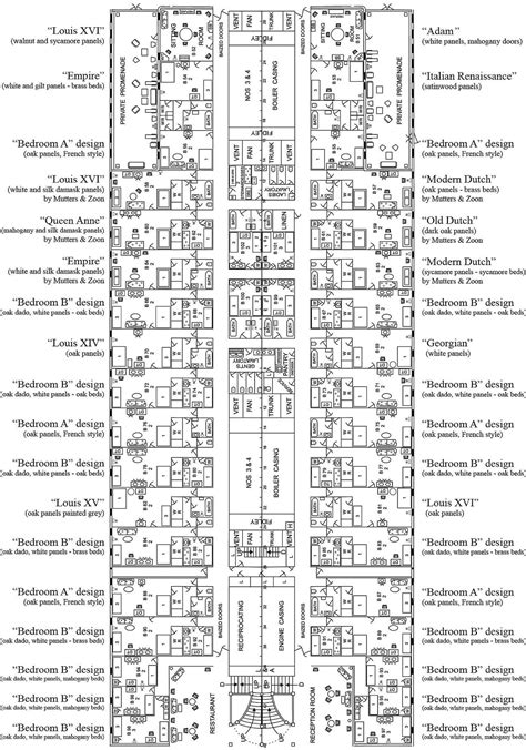 Styles of B-Deck Cabins on the Titanic : r/OceanLinerArchitect