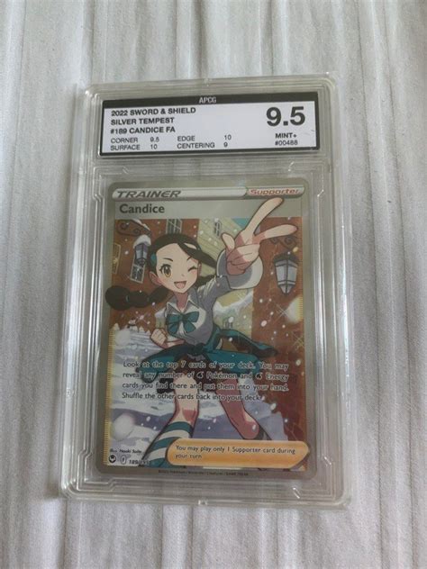 Candice silver tempest Pokemon card psa 10 apcg, Hobbies & Toys, Toys & Games on Carousell