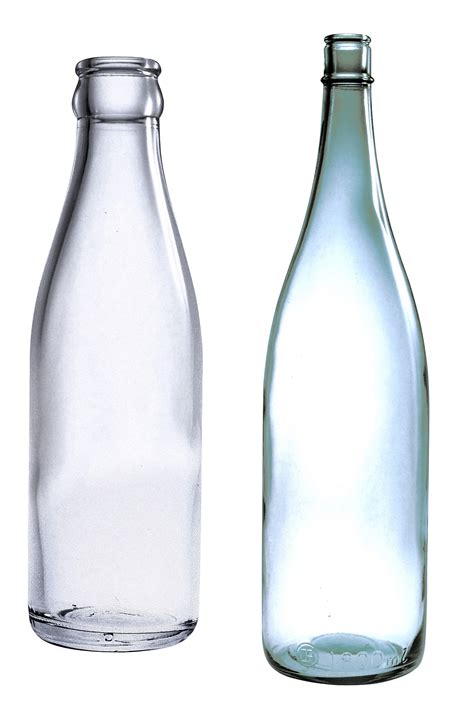 empty glass bottles PNG image