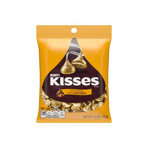 HERSHEY’S KISSES ALMOND 150GR – Congrupo