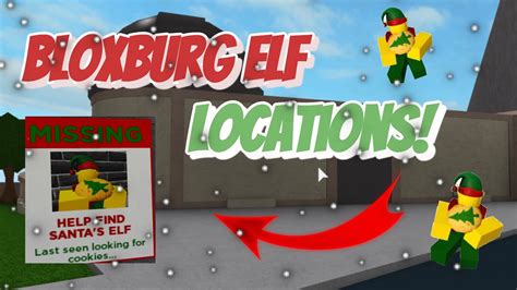 Roblox Bloxburg All Elf Locations So Far! ll Elf Hunt 2021 - YouTube