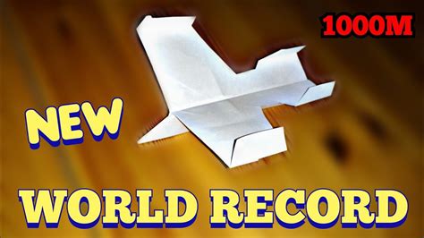 How To Make The NEW WORLD RECORD PAPER AİRPLANE | Origami 2020 - YouTube