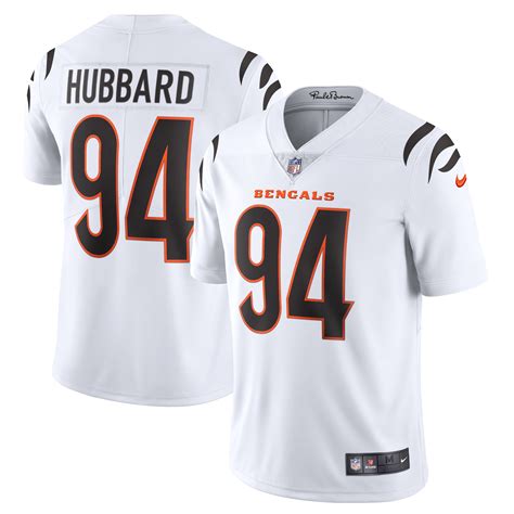 Men's Nike Sam Hubbard White Cincinnati Bengals Vapor Limited Jersey