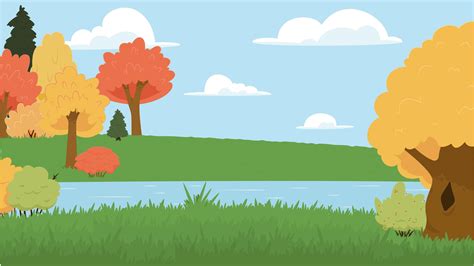 landscape park cartoon Vector illustration 3193504 Vector Art at Vecteezy