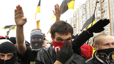 Russian Nationalists March In Moscow