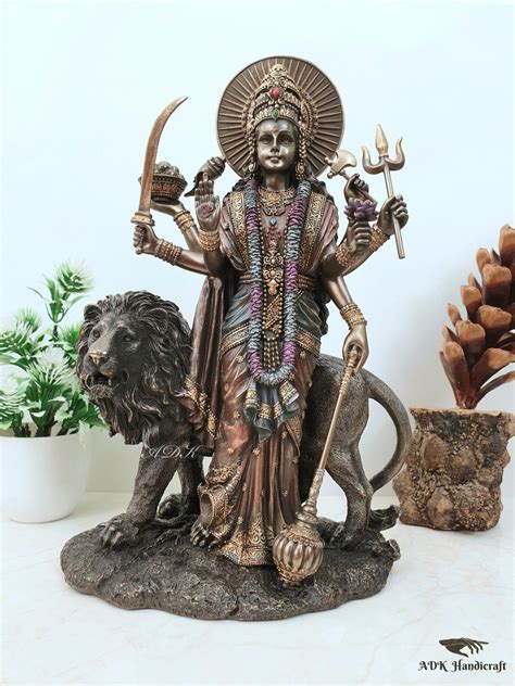 Durga Statue 11 Inches Goddess Durga Statue Durga for - Etsy