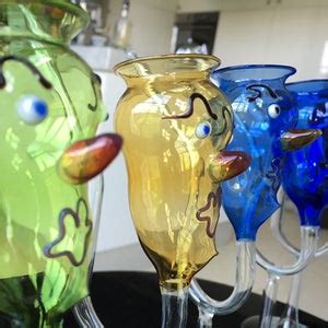 5x Venetian Art Glass / Mouth Blown / Cordial Glasses in Face - Etsy