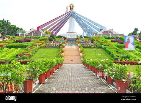 The Divine Mercy Shrine which has a 15.24 meter statue of Jesus as the Divine Mercy in Misamis ...