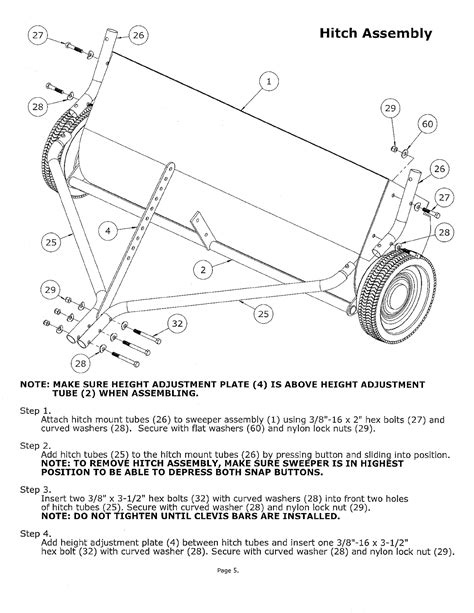 Ohio Steel Lawn Sweeper Parts And Diagram